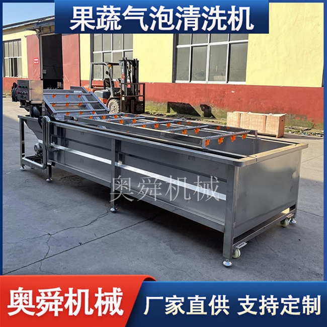諸城果蔬清洗設(shè)備 黑瓜子去雜翻浪式清洗機 輸送式清洗南瓜子機器